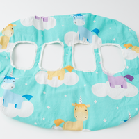 twin trolley liner unicorn print