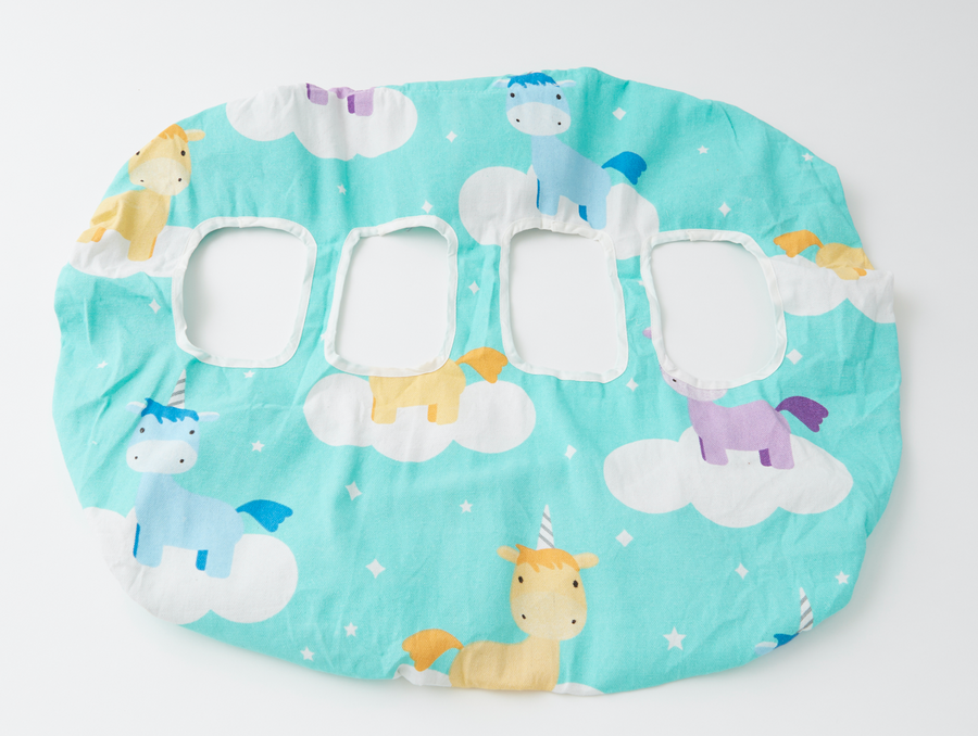 twin trolley liner unicorn print