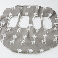 twin trolley liner grey giraffe print